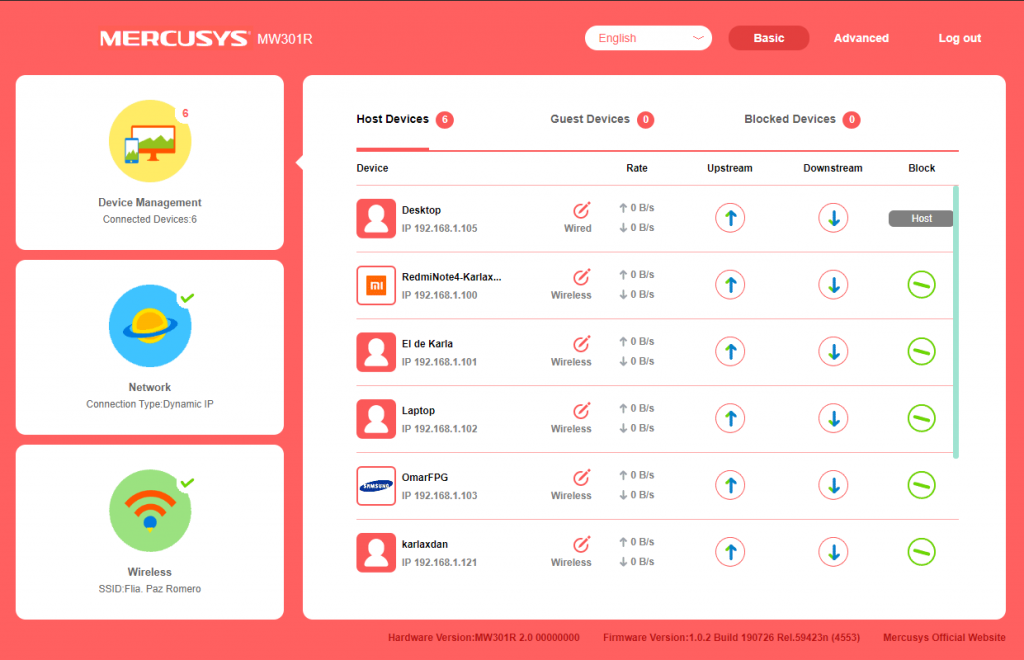 Mercusys-device-list