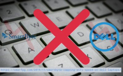 SmartByte Capping Wifi Speed on Dell Laptops